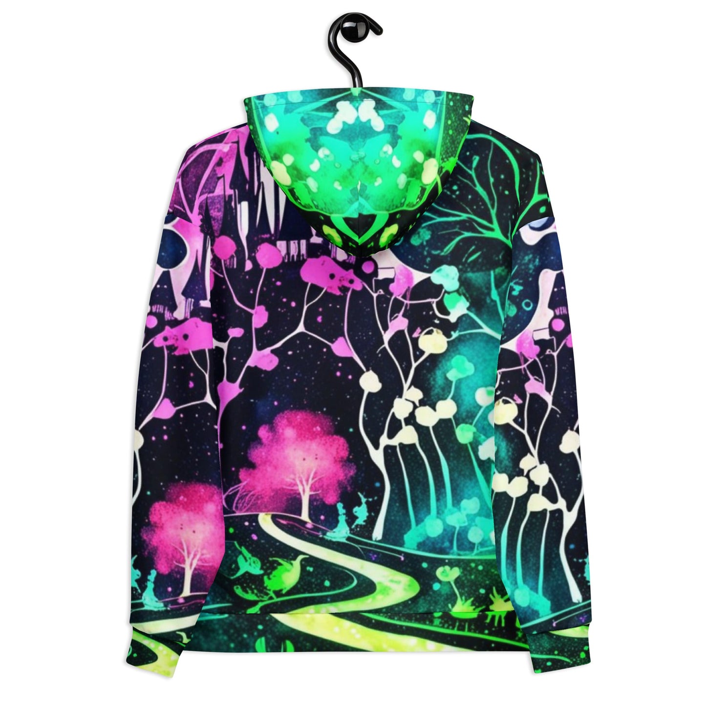Neon Trip Path Hoodie