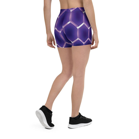 Vibrant Abstract Festival Shorts for EDM Enthusiasts