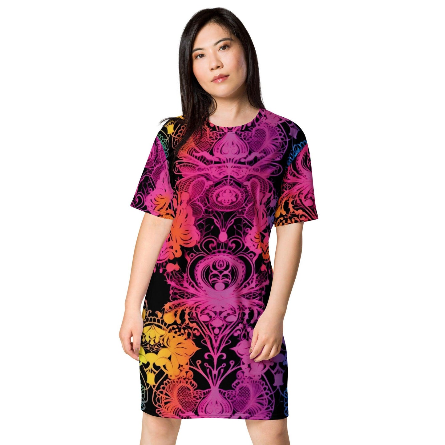 Playful Versatile T-Shirt Dress for Festivals & Everyday Wear
