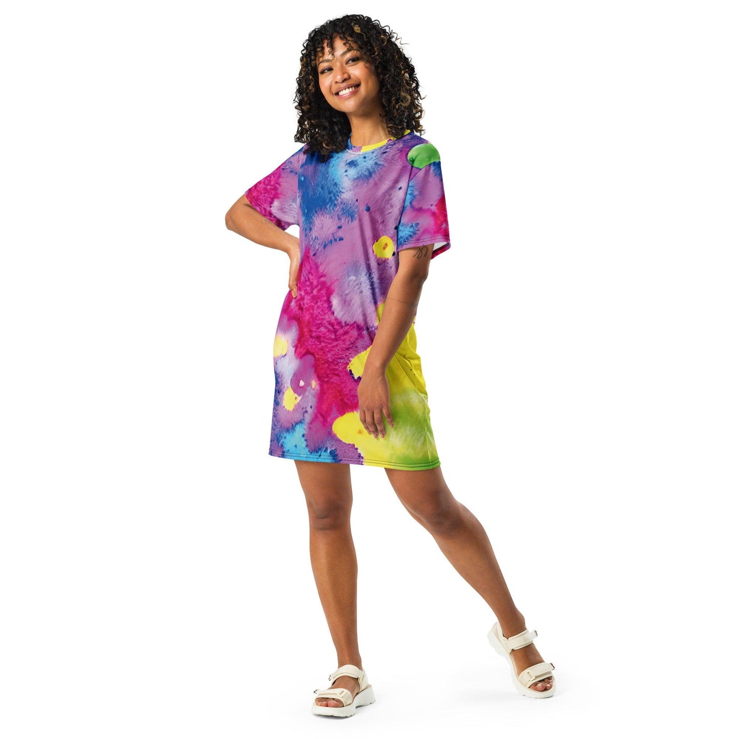 Playful Versatile T-Shirt Dress for Festivals