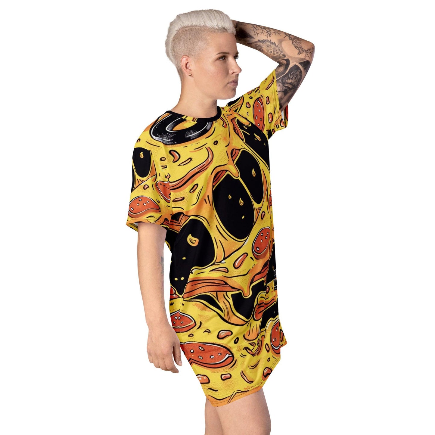 Playful Versatile T-Shirt Dress for Festivals and Raves