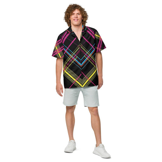 Festival Plaid Button Shirt - Your Ultimate Rave Companion