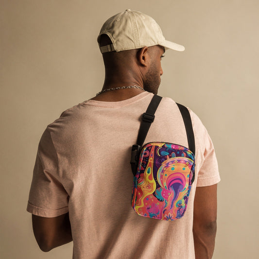 Psychedelic Rave Crossbody Bag – Perfect for Festivals