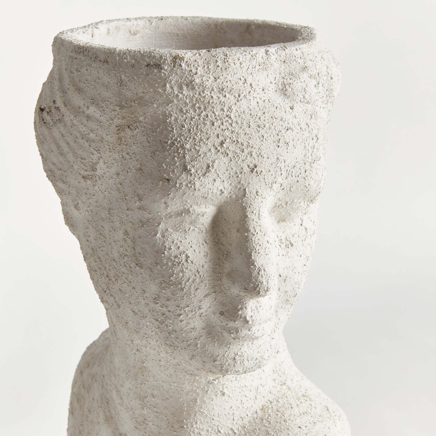 Ancient Female Bust Planter Outdoor Decor
