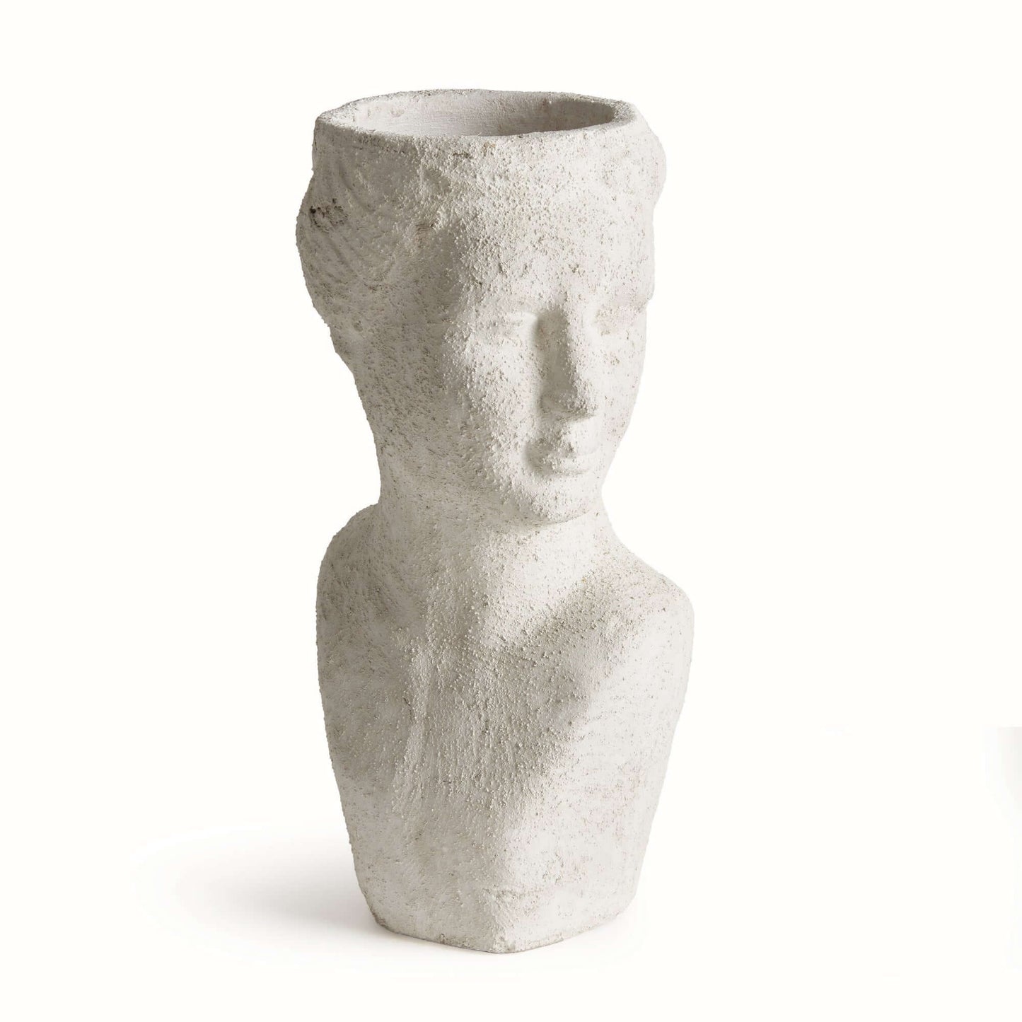 Ancient Female Bust Planter Outdoor Decor