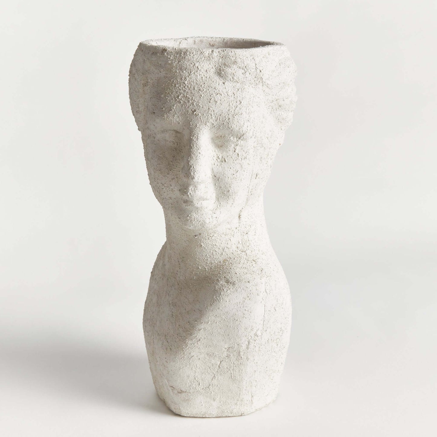 Ancient Female Bust Planter Outdoor Decor
