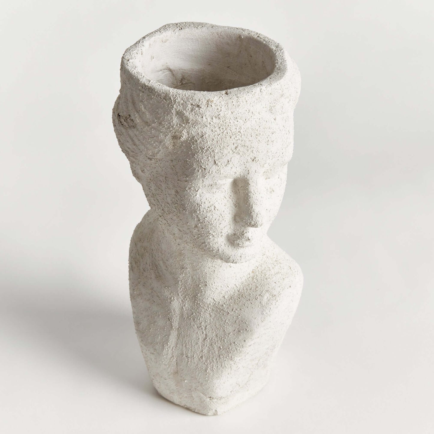 Ancient Female Bust Planter Outdoor Decor