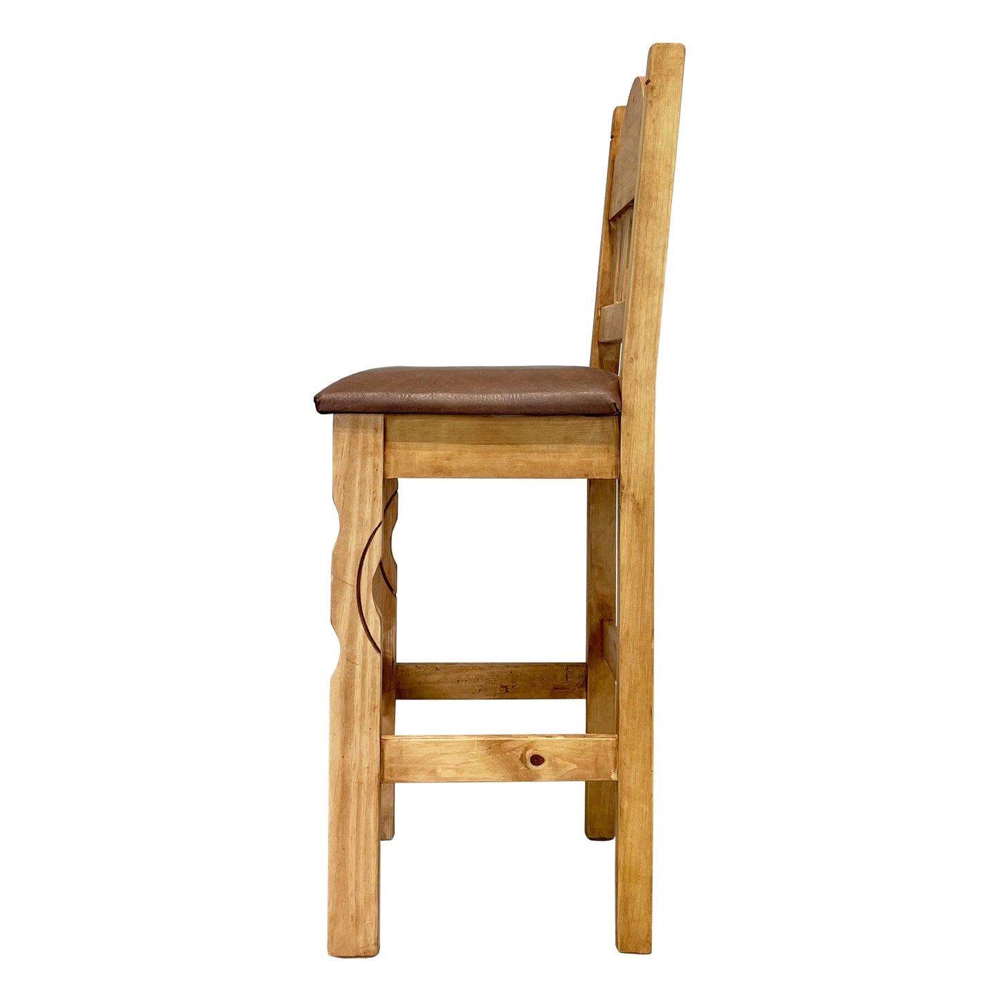 Texas Rustic Bar Stool 30" with Cushion