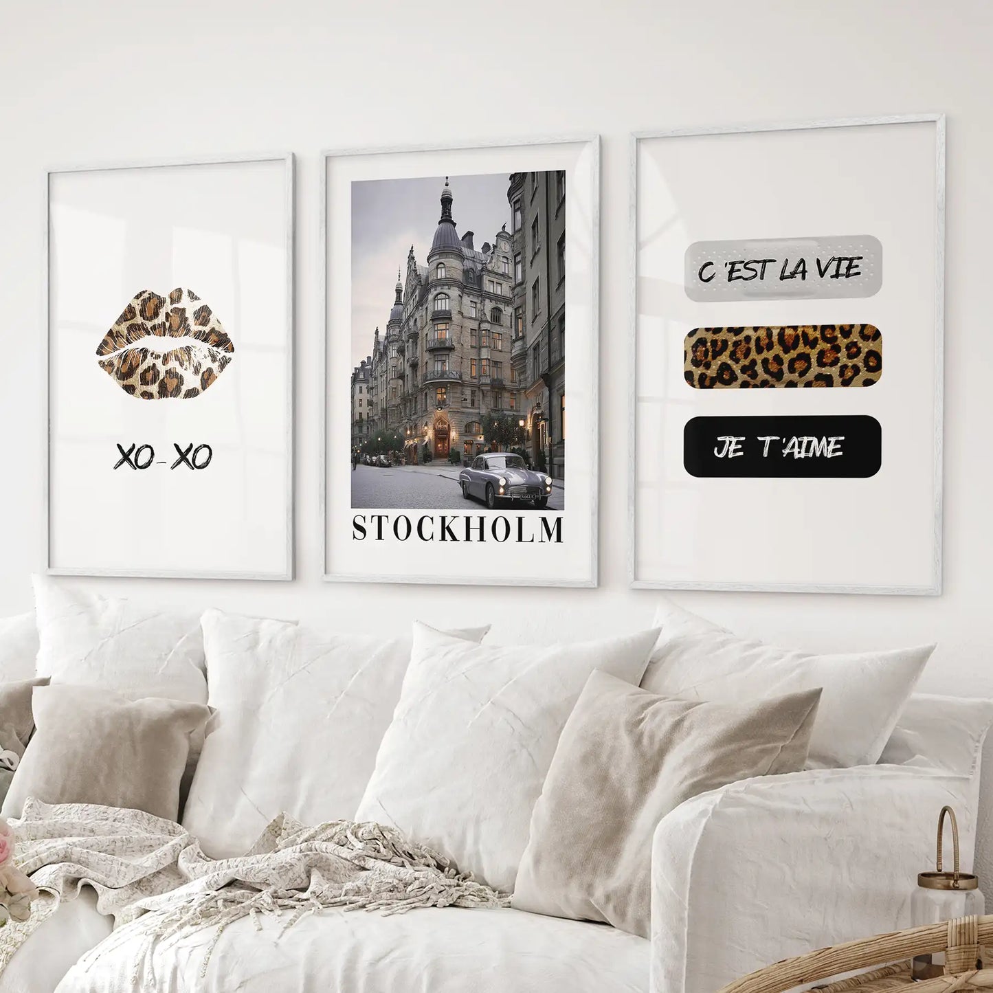 Retro Coquette Aesthetic Decor. Set of 3 Fashion Art Prints