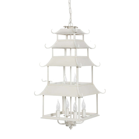 Chinoiserie Peace Pagoda Chandelier
