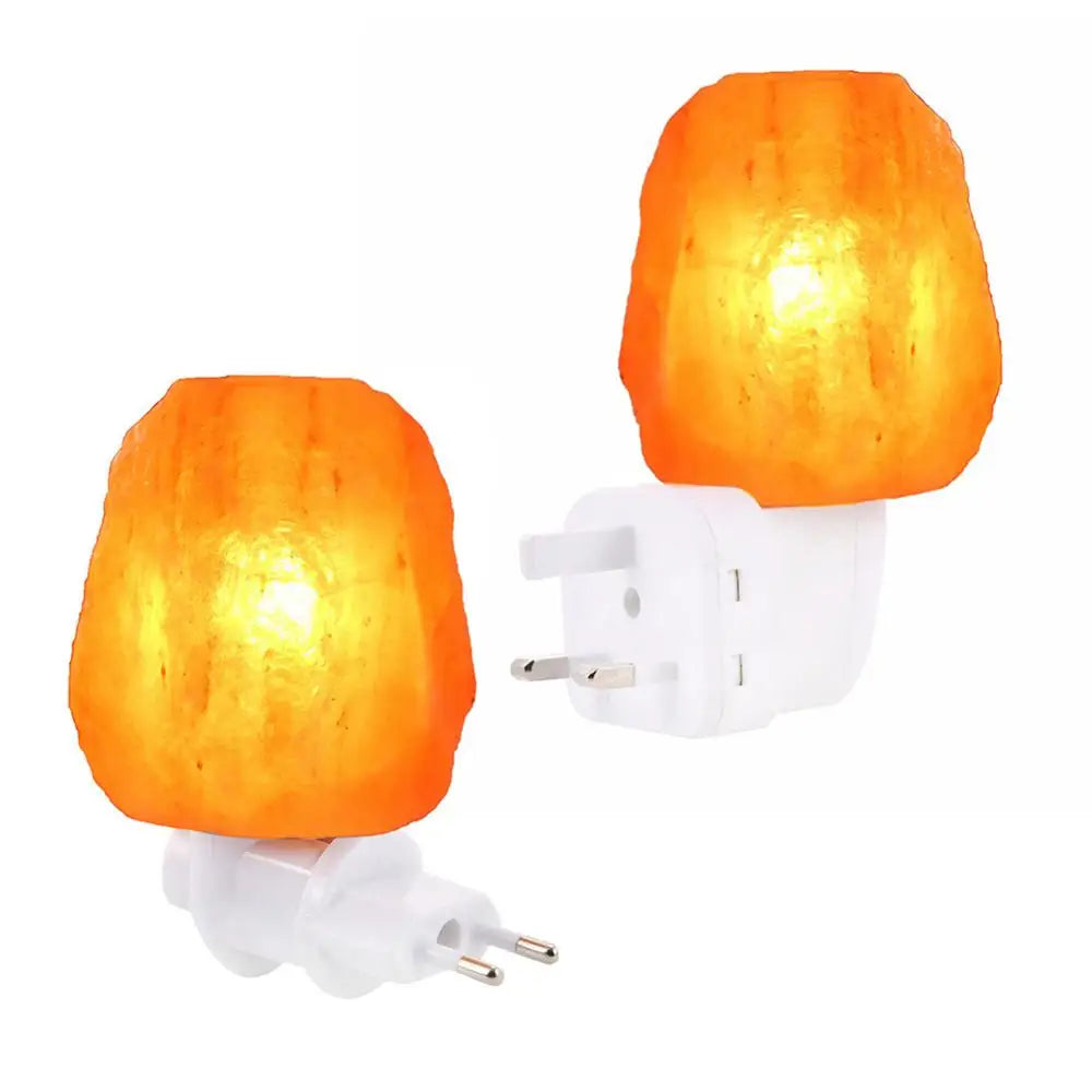 15W Rotatable Cylinder Himalayan Salt Lamp EU US UK Plug E14 Air Purifier Crystal Salt Rock Bedside Night Light for Bedroom
