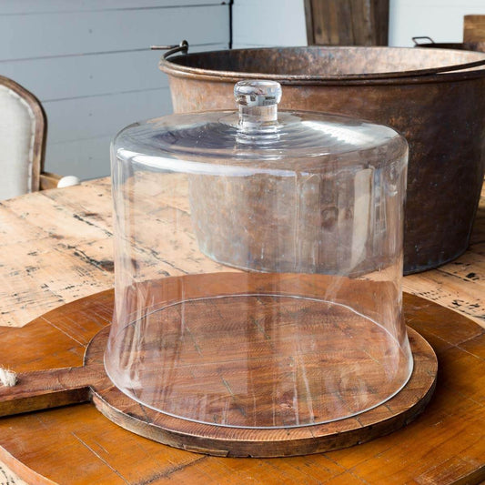 Extra Tall Glass Cloche for Multi-Tiered Cakes