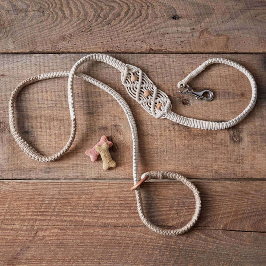 Handmade Boho Macrame Dog Leash