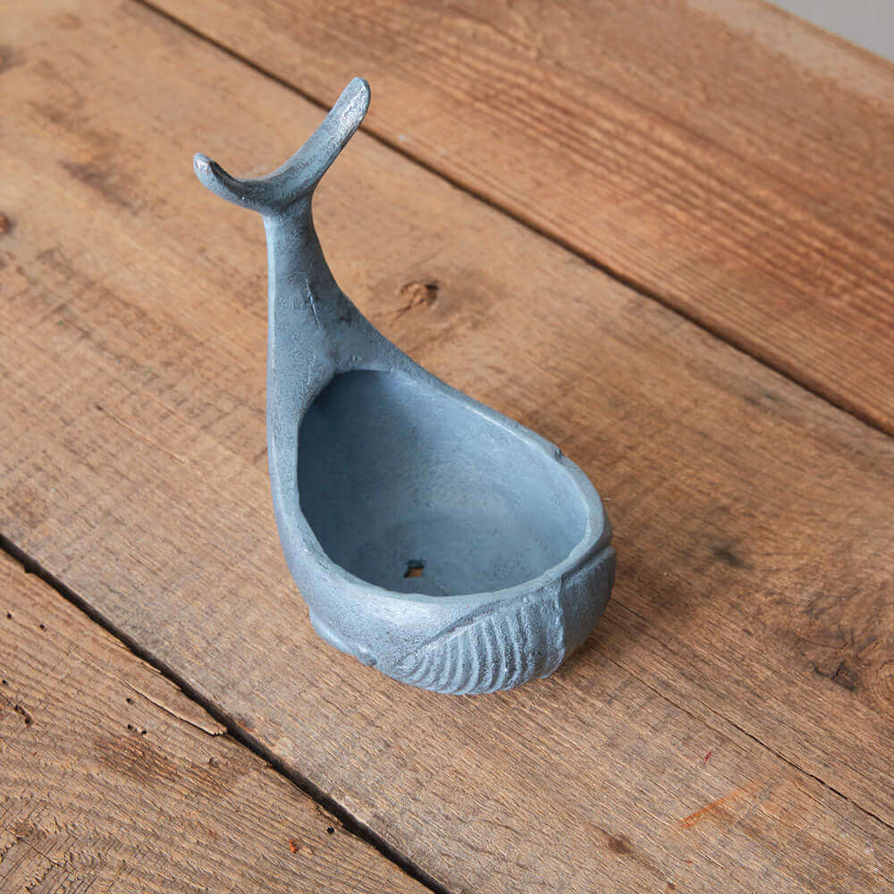Nautical Whale Soap Dish in Cast Iron
