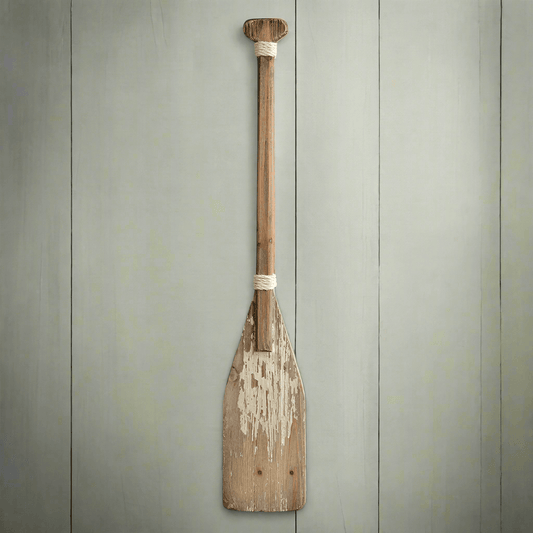 Reclaimed Distressed Wood Wall Oar